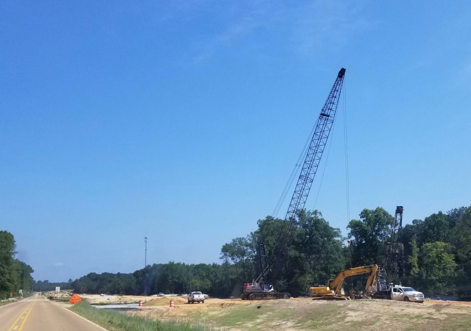 Tucker bridges under construction